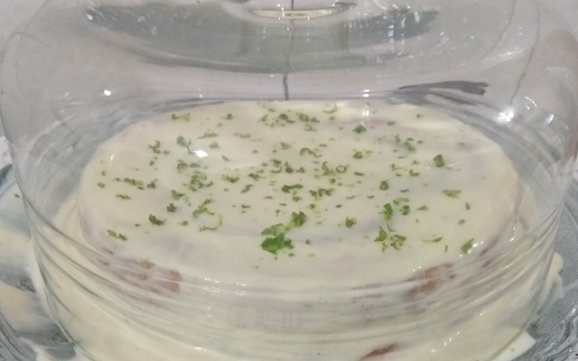 Bolo de limão cremoso