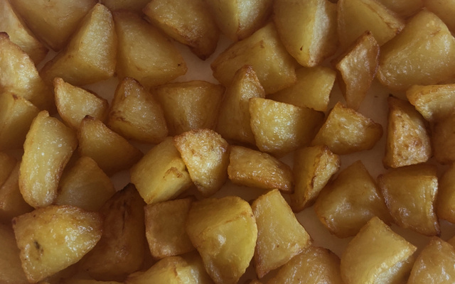 Batata frita na panela de pressão