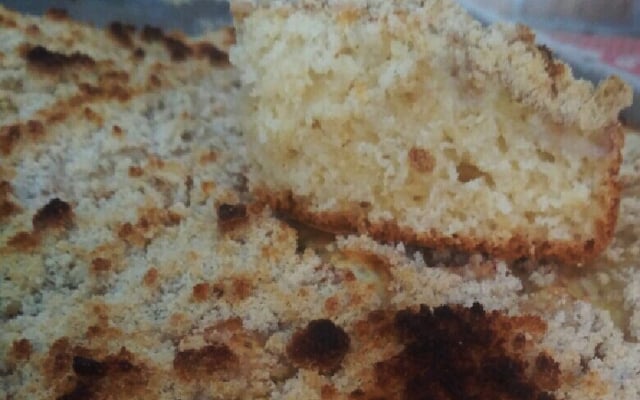 Cuca rápida de banana.