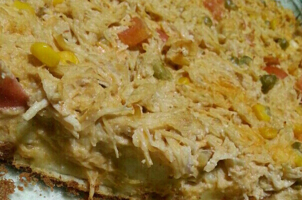 Pizza rápida de liquidificador