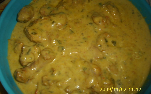 Frango ao molho branco