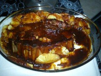 Costelinha de porco com molho agridoce picante