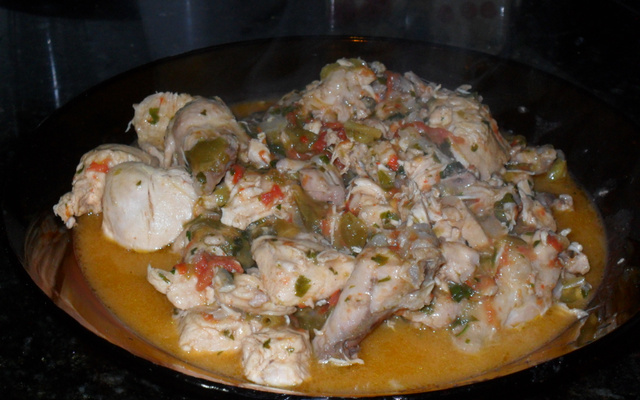 Moqueca de frango a baiana