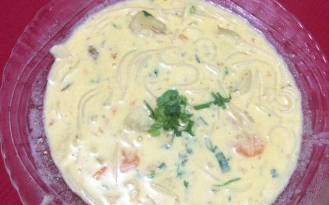 Sopa de carne com legumes