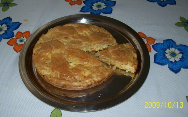 Torta para o lanche (Frango com catupiry)