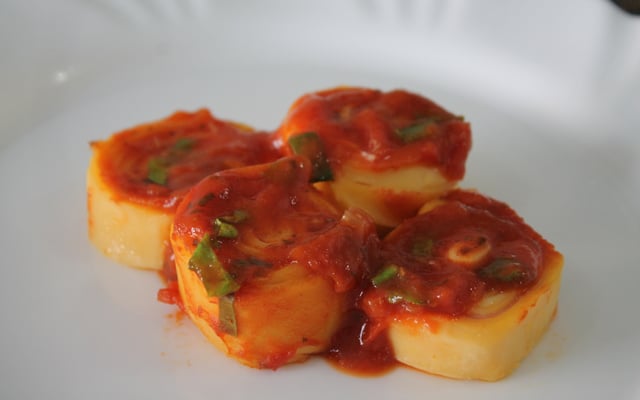 Rondelli de presunto e queijo do Marcelo