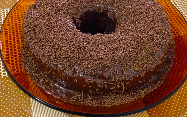 Bolo de chocolate rápido e maravilhoso