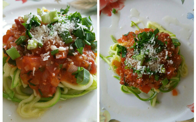 Espaguete de abobrinha