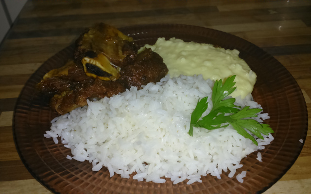 Costela do Gelder com purê de batatas especial