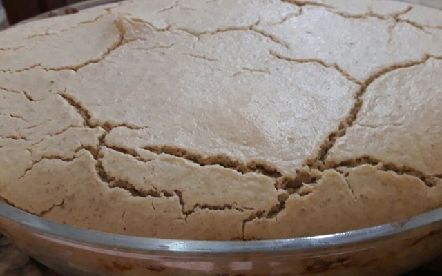 Torta salgada de farinha aveia