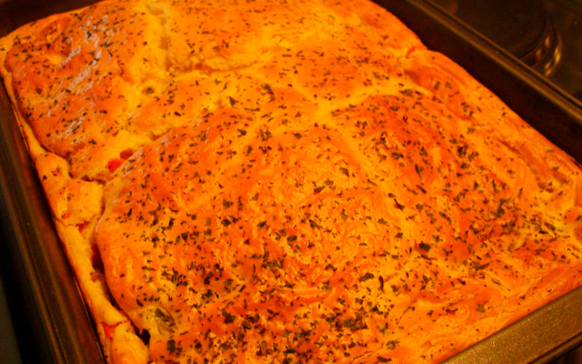 Torta de atum com azeitonas