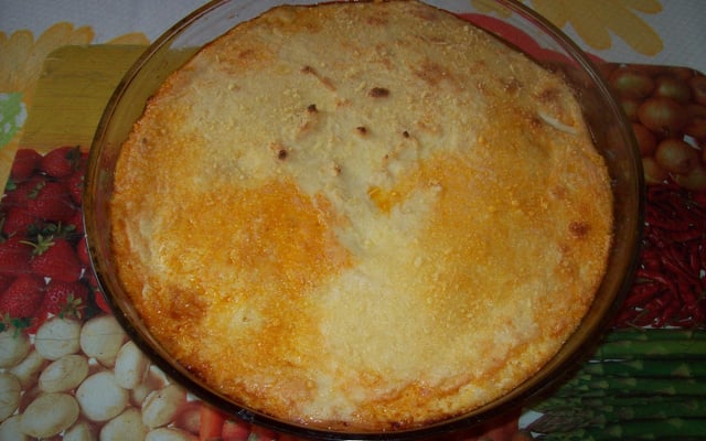 Carne moída gratinada