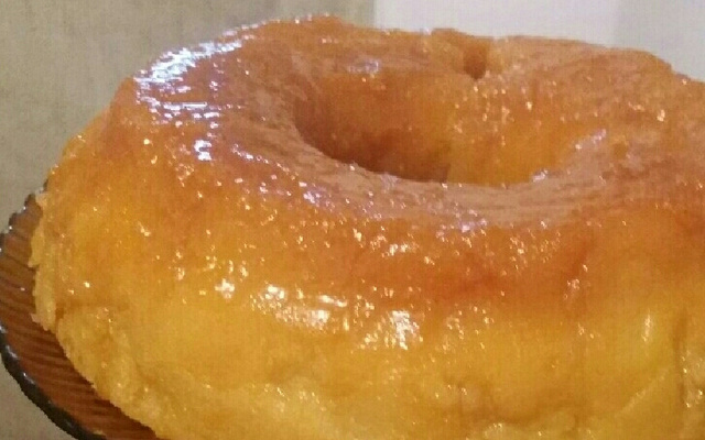 Bolo pudim pura tentação