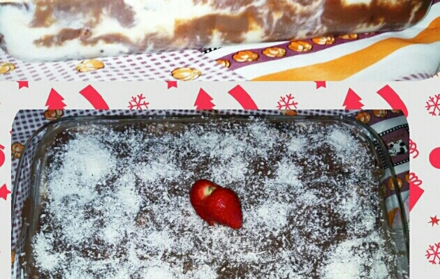 Pavê preto e branco