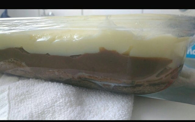 Pavê de biscoito champagne