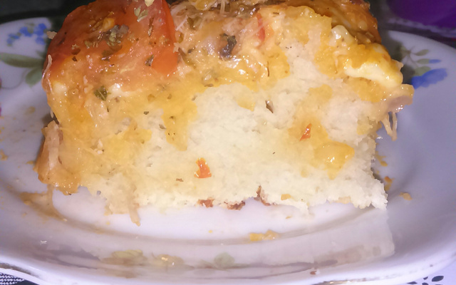 Pizza de forma para aniversário