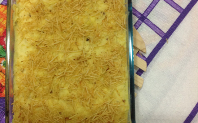 Escondidinho de batata doce