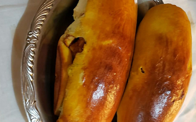 Pão de maçã com passas