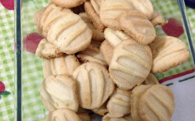 Biscoito amanteigado de chocolate