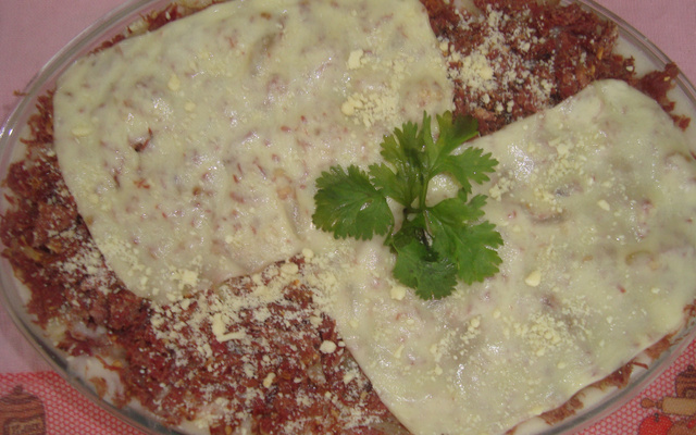 Escondidinho de charque