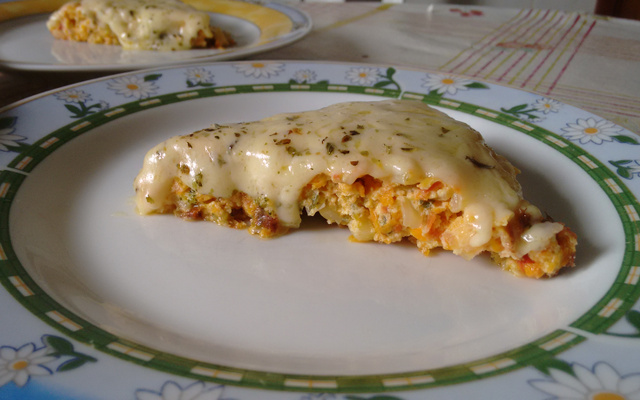 Torta rápida de legumes e ovos da Criz