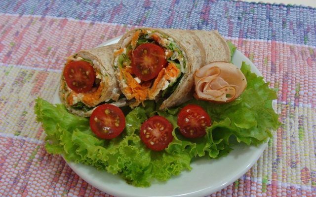 Wrap de peru da Abima