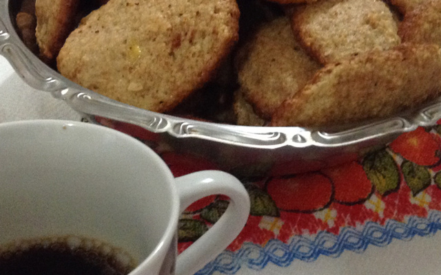 Biscoitos de aveia e banana