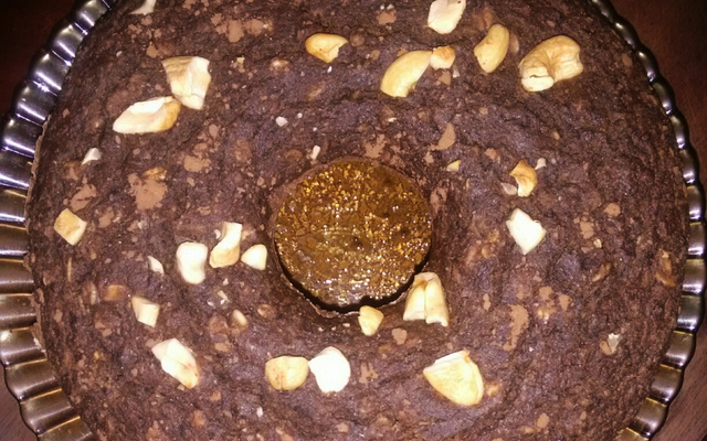 Bolo de aveia e chia