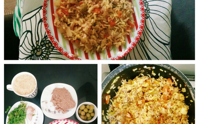 Risoto de atum light