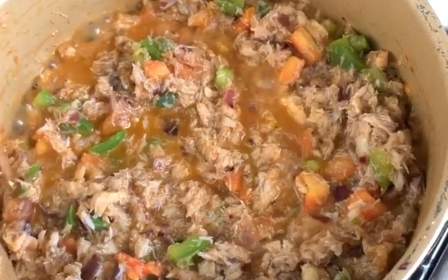 Ensopado de caranguejo