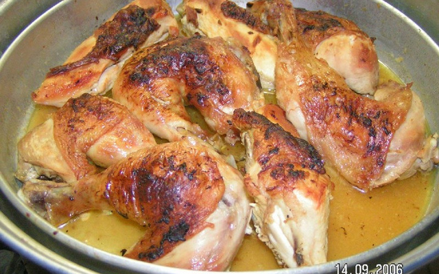 frango com creme de cebola
