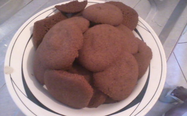 Biscoito amanteigado de chocolate