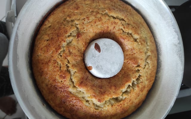 Bolo de banana fofinho