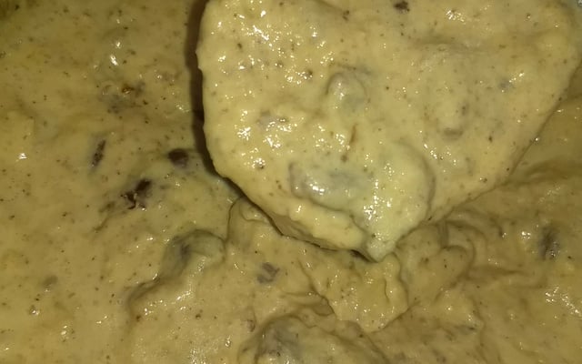 Creme de Milho com Carne