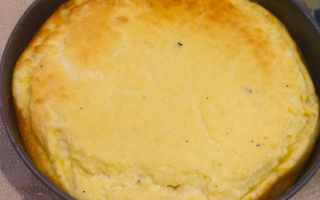 Torta souflé de sardinha