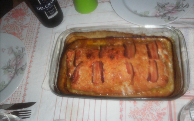 Rocambole fácil de frango