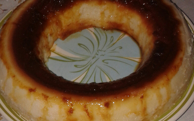 Pudim de liquidificador no microondas