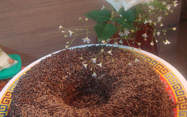 Brigadeirão de microondas