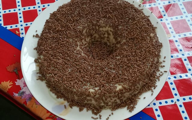 Brigadeirão na panela de pressão