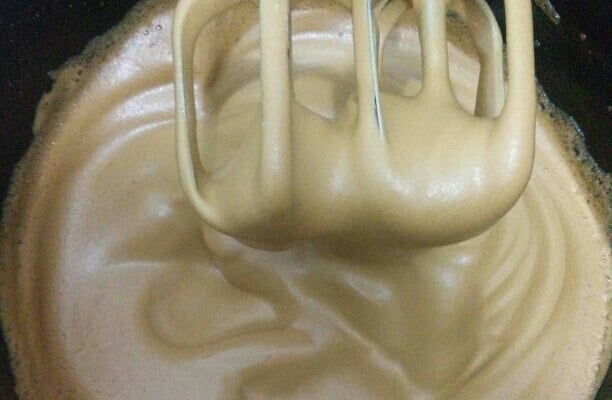 Café com leite cremoso