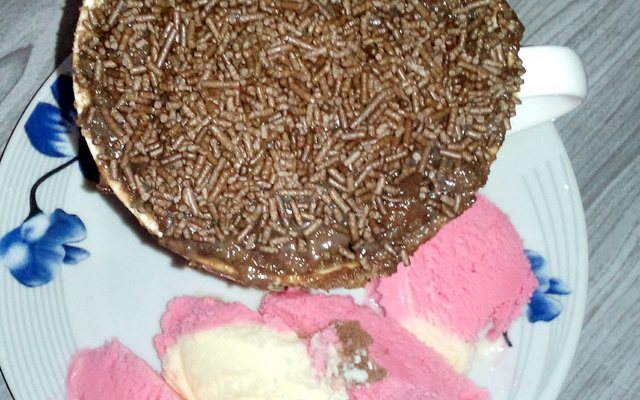 Bolo de caneca de chocolate