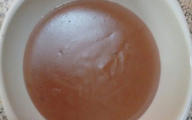 Mingau de chocolate simples