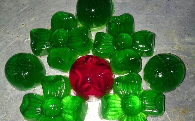 Bala de gelatina tipo fini