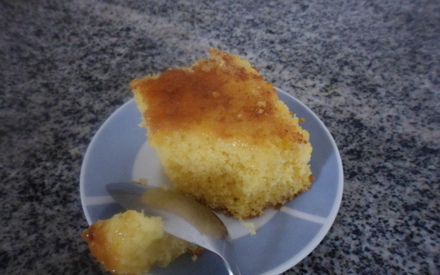 Bolo de creme de milho