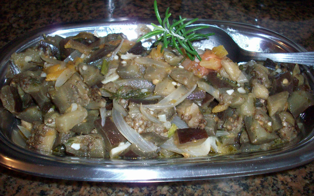 Salada de berinjela