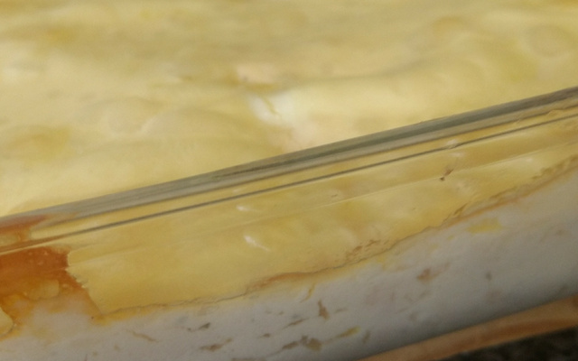 Camarão gratinado ao catupiri