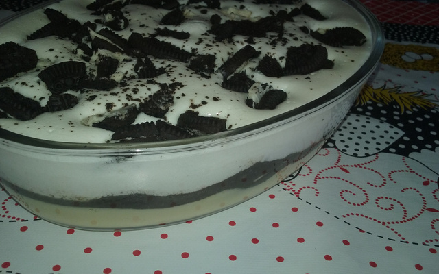 Pavê de biscoito recheado