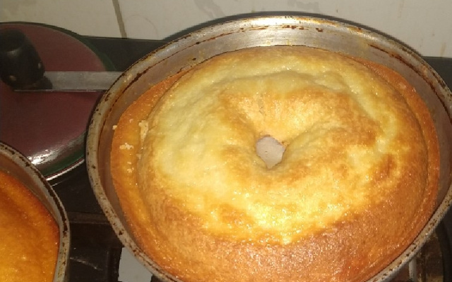 Bolo de arroz cru
