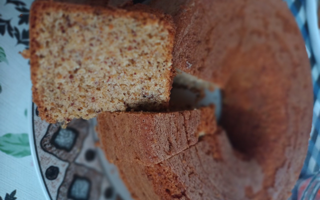 Bolo rápido de amendoim