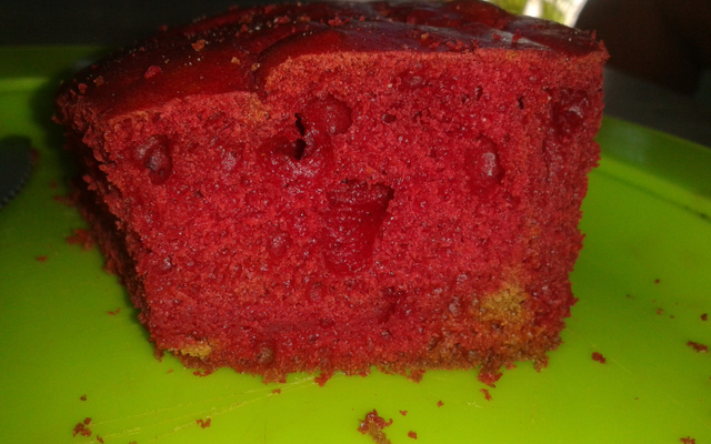 Bolo de veludo vermelho